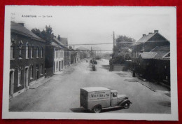 Anderlues - La Gare / Camion Charcuterie L. Wauters & Fils, Bruxelles - Anderlues