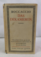 Das Dekameron. - Poems & Essays
