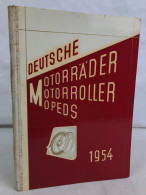 Deutsche Motorräder, Motorroller,  Mopeds 1954. - Trasporti