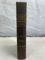 Bulletin De La Société Entomologique De France: 1914. KOMPLETT. - Botanik