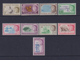 CAYMAN ISLANDS  - 1962 Elizabeth II Definitives Values To 1s Hinged Mint As Shown - Cayman Islands