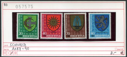 Schweiz 1980 - Suisse 1980 - Switzerland 1980 - Svizzera 1980 - Michel 1187-1190 - ** Mnh Neuf Postfris - Unused Stamps