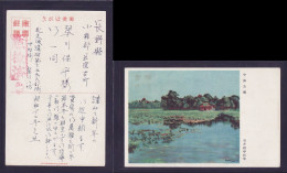 JAPAN WWII Military Zhonghai Park Picture Postcard North China 41th Division WW2 Chine WW2 Japon Gippone - 1941-45 Chine Du Nord