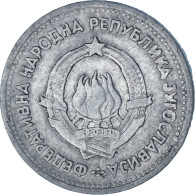 Monnaie, Yougoslavie, Dinar, 1953, TTB, Aluminium, KM:30 - Yugoslavia