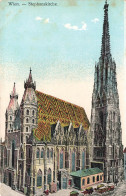 AUTRICHE - Wien - Stephanskirche - Colorisé - Carte Postale Ancienne - Kirchen