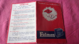 FULMEN ACCUMULATEURS BATTERIE - Advertising