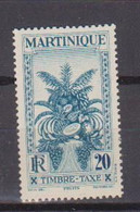 MARTINIQUE             N°  YVERT TAXE 14  NEUF AVEC CHARNIERES    ( CHARN  03/19 ) - Strafport