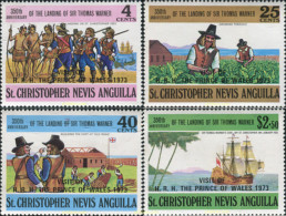 359373 MNH SAN CRISTOBAL-NEVIS-ANGUILLA 1973 VISITA DEL PRINCIPE DE GALES - San Cristóbal Y Nieves - Anguilla (...-1980)