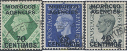 654701 USED MARRUECOS Oficina Inglesa 1937 SELLOS DE GRAN BRETAÑA DEL 1937, SOBRECARGADOS - Morocco Agencies / Tangier (...-1958)