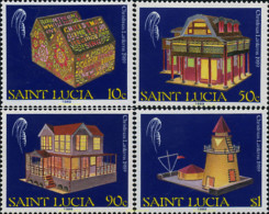 331555 MNH SANTA LUCIA 1989 NAVIDAD - St.Lucie (1979-...)