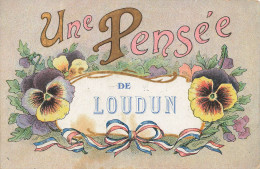 Loudun * Souvenir Et Une Pensée De La Commune - Loudun