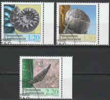 FL 2004 // 1365/1367 O Fossilien Aus Liechtenstein - Used Stamps