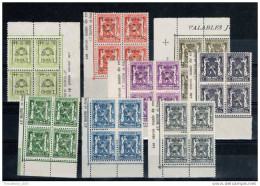 BELGIO - BELGIE - BELGIQUE - Lotto Francobolli Nuovi (sovrastampati) - New Stamps Lot (overprinted) - Never Used - Mint - Sammlungen