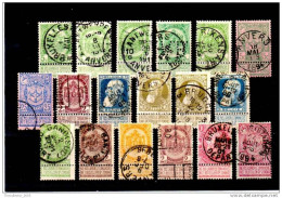 BELGIO - BELGIE - BELGIQUE - Lotto Francobolli Usati - Used Stamps Lot - Travelled - Sammlungen