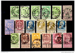 BELGIO - BELGIE - BELGIQUE - Lotto Francobolli Usati - Used Stamps Lot - Travelled - Collections