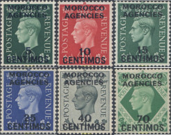 654700 MNH MARRUECOS Oficina Inglesa 1937 SELLOS DE GRAN BRETAÑA DEL 1937, SOBRECARGADOS - Morocco Agencies / Tangier (...-1958)