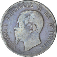 Monnaie, Italie, Vittorio Emanuele II, 10 Centesimi, 1867, Naples, B, Cuivre - 1861-1878 : Victor Emmanuel II.