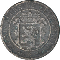 Monnaie, Luxembourg, William III, 10 Centimes, 1854, Utrecht, B, Bronze, KM:23.1 - Luxembourg