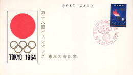 JAPAN 1964 COMMEMORATIVE CARD - Storia Postale