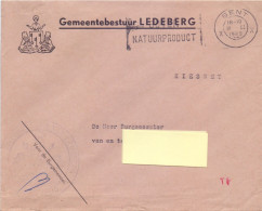 Omslag Enveloppe - Gemeentebestuur Ledeberg - Stempel Gent 1963 - Enveloppes