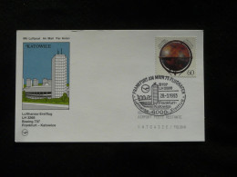 Lettre Premier Vol First Flight Cover Frankfurt To Katowice Poland Boeing 737 Lufthansa 1993 - Eerste Vluchten