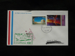 Lettre Premier Vol First Flight Cover Wien United Nations To Los Angeles Lauda Air Lufthansa 1993 - Cartas & Documentos