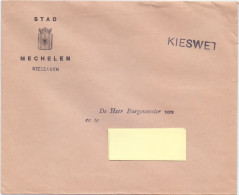 Omslag Enveloppe - Gemeentebestuur Mechelen - - Covers