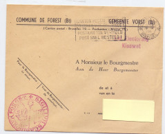 Omslag Enveloppe - Gemeentebestuur Vorst - Forest - 1961 - Omslagen