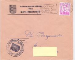 Omslag Enveloppe - Gemeentebestuur Sint Michiels - Stempel Brugge 1962 - Buste