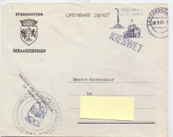 Omslag Enveloppe - Stadsbestuur Geraardsbergen - 1965 - Buste