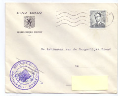 Omslag Enveloppe - Stad Eeklo 1965 - Enveloppes