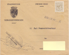 Omslag Enveloppe - Stadsbestuur Geraardsbergen - Covers