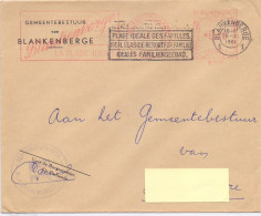 Omslag Enveloppe - Gemeentebestuur Blankenberge - 1961 - Enveloppes