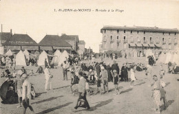 St Jean De Monts * Arrivée à La Plage * Hôtel De La Plage * Baigneurs - Saint Jean De Monts