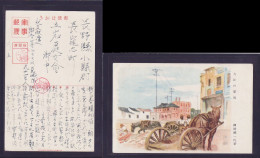 JAPAN WWII Military Jiujiang Horse Picture Postcard North China WW2 Chine WW2 Japon Gippone - 1941-45 Northern China