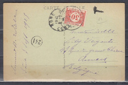 Postkaart Van Bone (Frankrijk) Naar Antwerpen 1P - Lettres & Documents