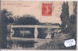 BOULOGNE-BILLANCOURT- LE PONT DE BILLANCOURT SUR LA SEINE- PASSAGE D UN TRAMWAY - Boulogne Billancourt