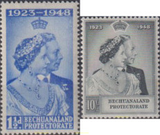 612925 MNH BECHUANALANDIA 1948 BODAS DE PLATA - 1885-1964 Protectorat Du Bechuanaland