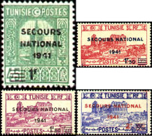 366138 HINGED TUNEZ 1941 RESCATE NACIONAL - Andere & Zonder Classificatie