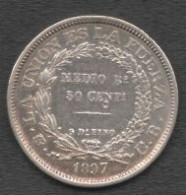 1897 REPUBLICA BOLIVIANA / MEDIO BOLIVIANO   D3148 - Israël