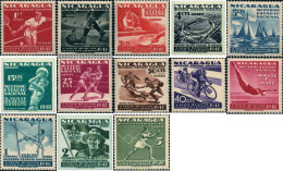 229186 MNH NICARAGUA 1949 10 CAMPEONATO DE BEISBOL AMATEUR - Nicaragua