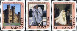 360667 MNH SANTA LUCIA 1982 ANIVERSARIO DE LA PRINCESA DIANA - St.Lucie (1979-...)