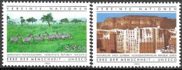 UNITED NATIONS # VIENNA FROM 1984 STAMPWORLD 43-44** - New York/Geneva/Vienna Joint Issues