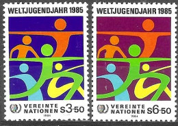 UNITED NATIONS # VIENNA FROM 1984 STAMPWORLD 47-48** - New York/Geneva/Vienna Joint Issues