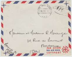 PA40. LETTRE FRANCHISE GUERRE ALGERIE CACHET POSTE AUX ARMEES - S.P 86.802 A.F.N - 1961 - Guerra De Argelia