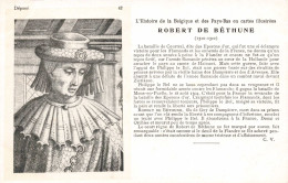 CELEBRITES - Personnages Historiques - Robert De Béthune - Comte De Flandre - Carte Postale Ancienne - Historical Famous People