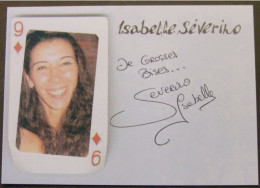 Isabelle SEVERINO - Signé / Dédicace Authentique / Autographe - Gymnastique