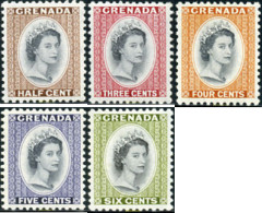 318316 MNH GRANADA 1953 REINA ELISABETH II - Grenade (...-1974)