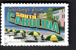 1938440925 2002 SCOTT 3600 (XX) POSTFRIS MINT NEVER HINGED  -  GREETINGS FROM AMERICA - SOUTH CAROLINA - Unused Stamps