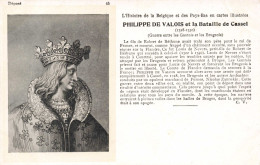 CELEBRITES - Personnages Historiques - Philippe De Valois Et La Bataille De Cassel - Carte Postale Ancienne - Personnages Historiques